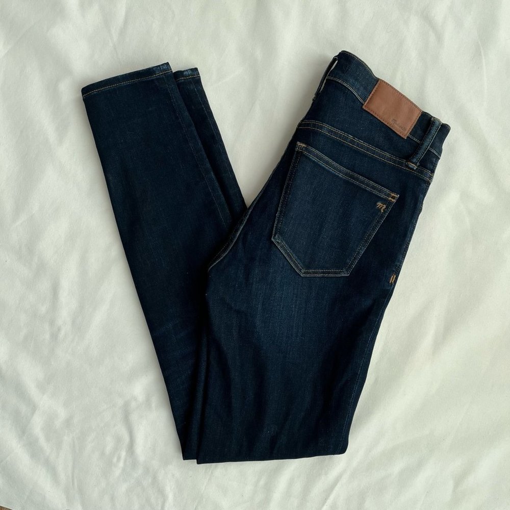 madewell‎ F8990 Size 25 Blue 9" High Rise Skinny Jeans